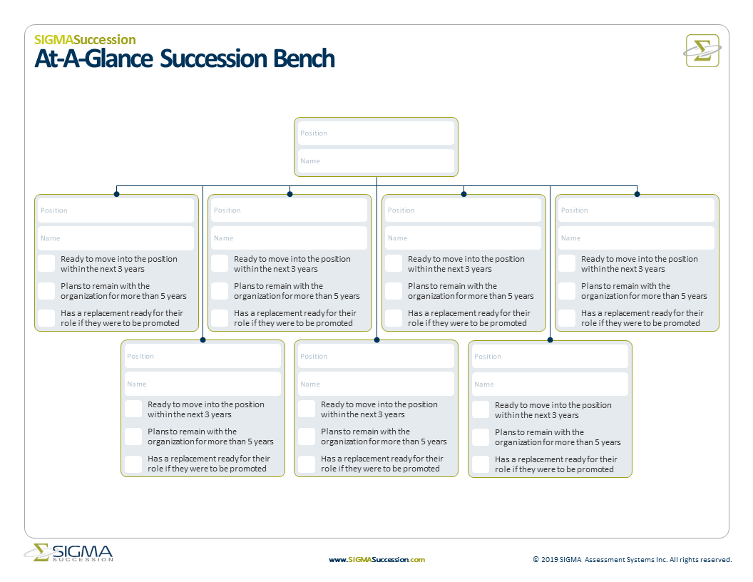 At-A-Glance Succession Bench