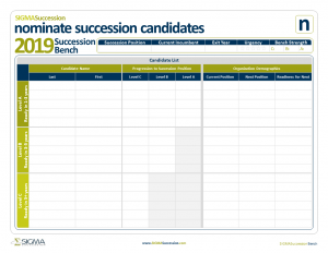 Succession Bench Template - Sigma Assessment Systems